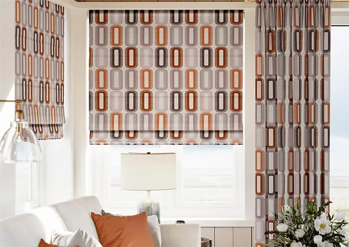 Soho Terracotta - Roman Blind