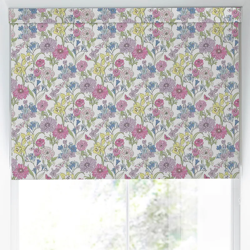 Laura Ashley Gilly Made To Measure Blackout Roller Blind Multi