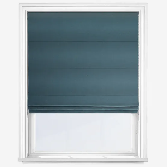 Moon Spectrum Denim Roman Blind