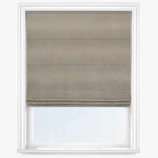 Memoir Warm Grey Roman Blind
