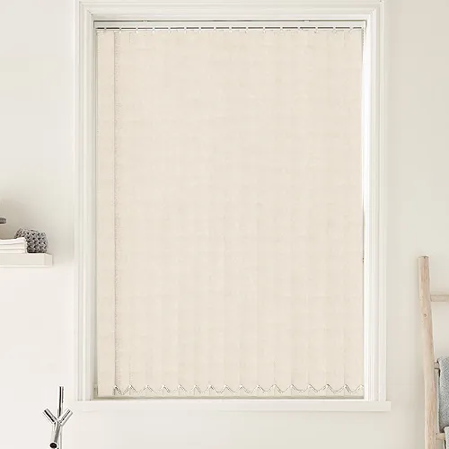 Isla Ivory (Moisture Resistant) Bathroom Vertical Blinds