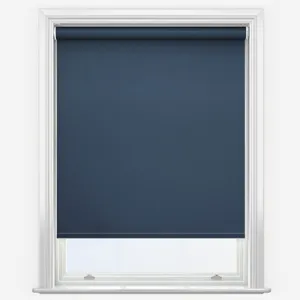 Carnival Blackout Navy Roller Blind