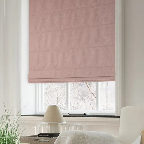 Louis Made To Measure Roman Blind Blush
