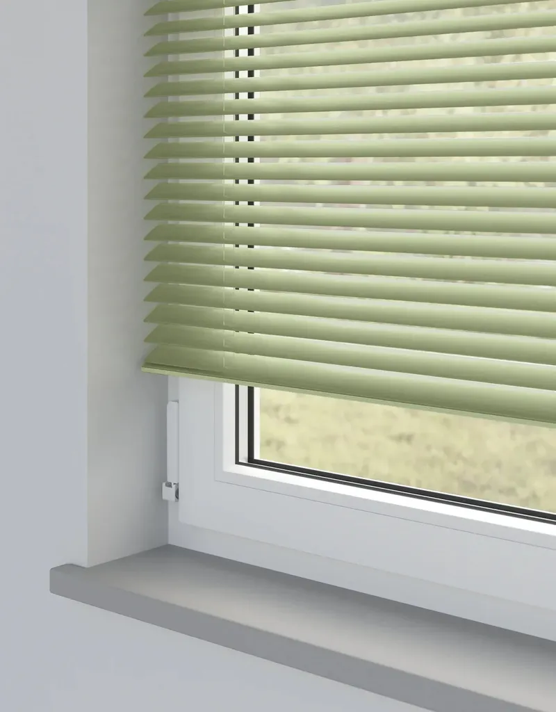 Khaki Metal Venetian Blind - 25mm