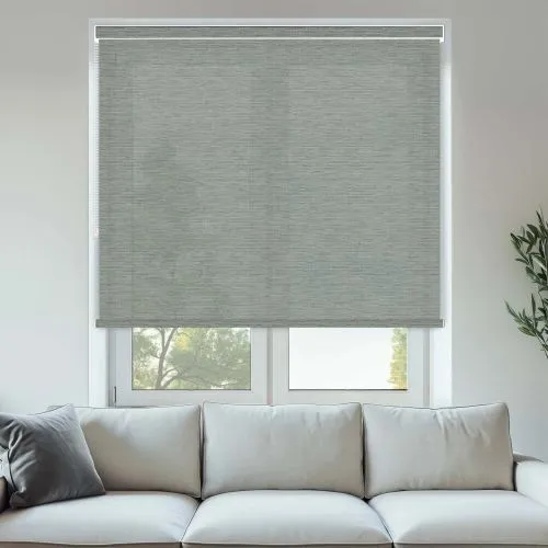 Ashford Silver Sand Pelmet Roller Blinds - Stylish Window Covering