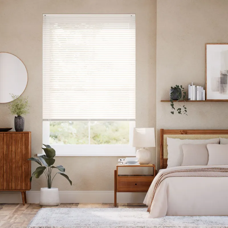 Oscar Matte Porcelain White Venetian Blind - 25mm Slat