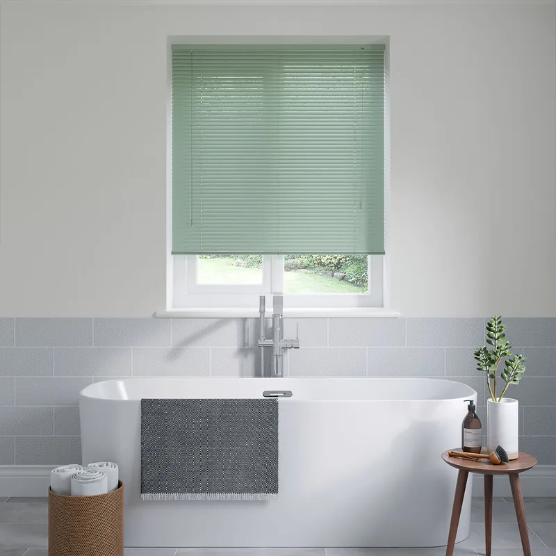 Peppermint Green Venetian Blinds 25mm