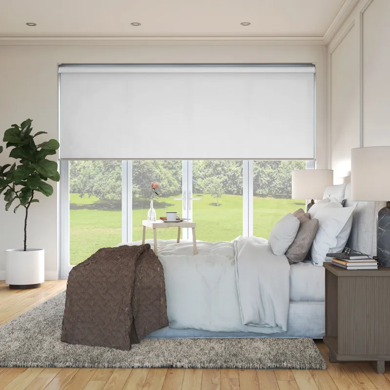 Zenith Xl Ice White Extra Wide Electric Roller Blinds