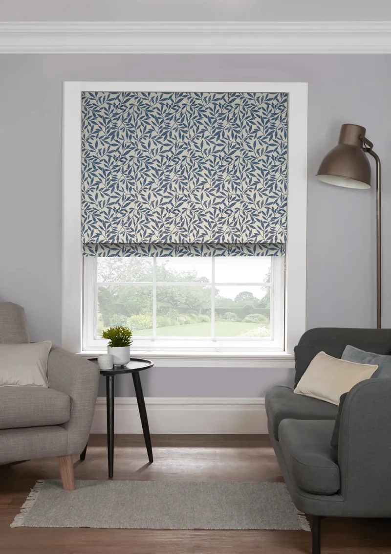 Eb Serene Navy Roman Blind