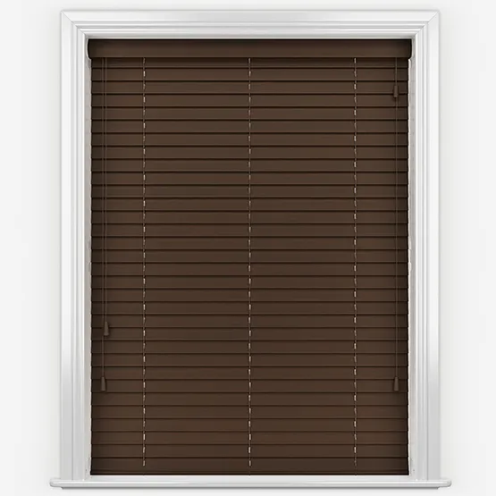 Bamboo Red Wood Wooden Venetian Blinds