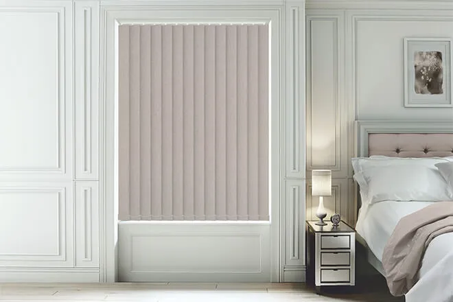 Canvas Beige - Textured Vertical Blind