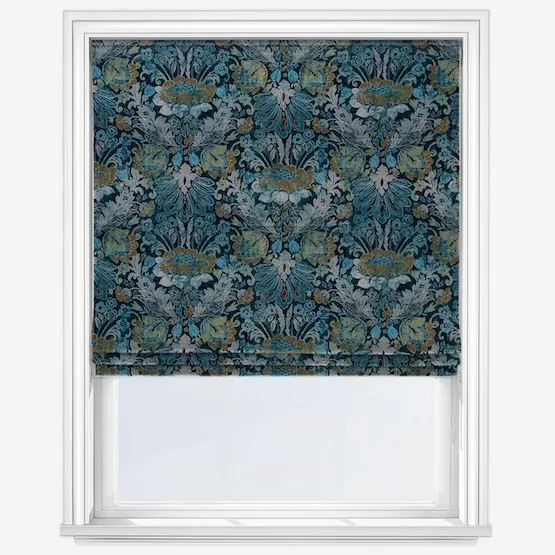 Ashbourne Teal Roman Blind