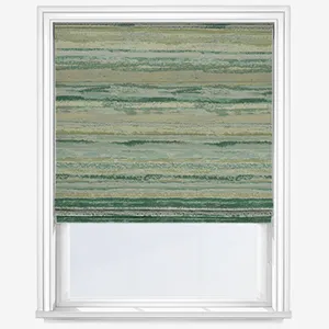 Seascape Forest Roman Blind