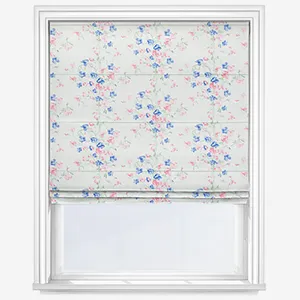 Laura Ashley Charlotte Coral Pink Roman Blind