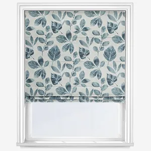 Whimsical Sapphire Roman Blind