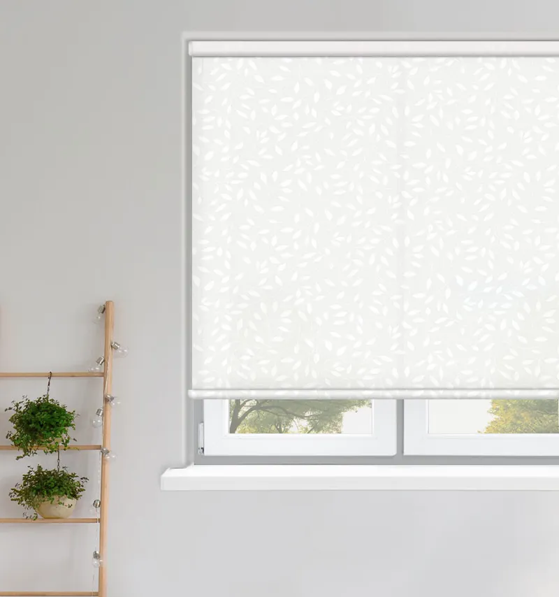Chatsworth White Roller Blinds
