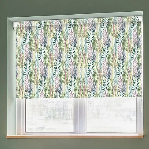 Botanic Violet Grip Fit Roller Blinds