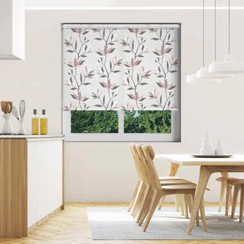 Lilium Blush Cordless Roller Blind
