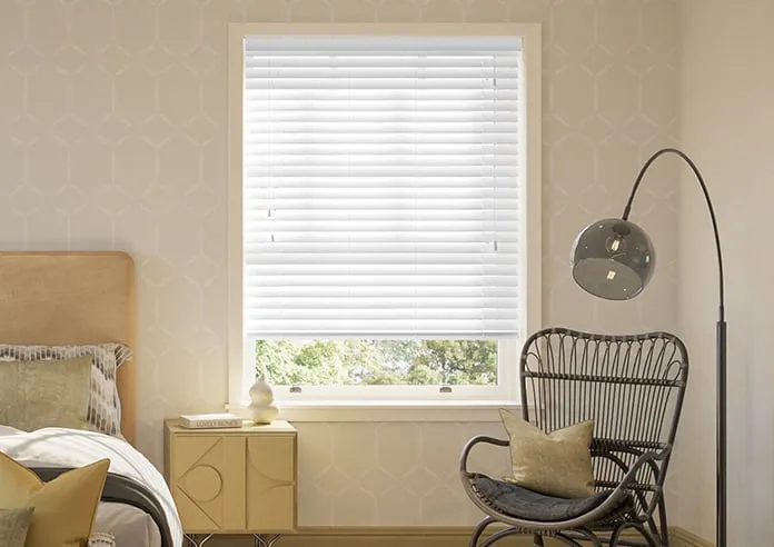 Ecowood Emperor White Satin - Venetian Blind