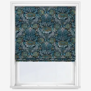 Ashbourne Teal Roman Blind