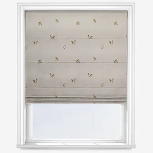 Sophie Allport Snowy Owls Off White Roman Blind