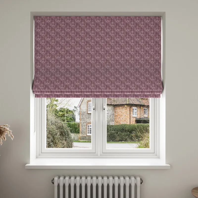 Laura Ashley Musica Print Dark Ruby Blinds Uk
