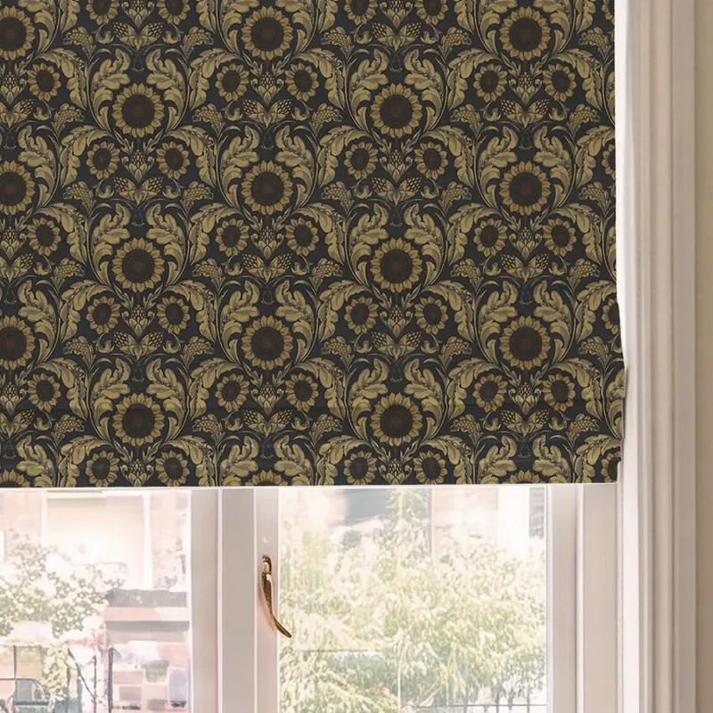 House Llewelyn-bowen Sunny Side Up Printed Made To Measure Roman Blind Midnight