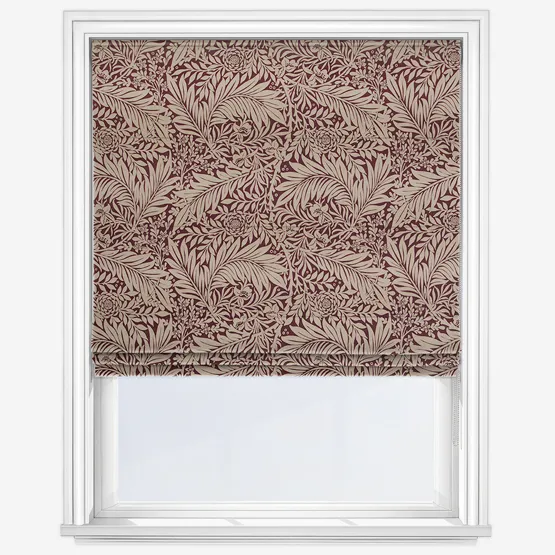 William Morris At Home Larkspur Woven Berry Roman Blind