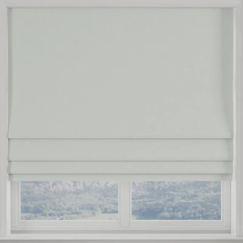 Kansai Plain Made To Measure Roman Blind Pebble