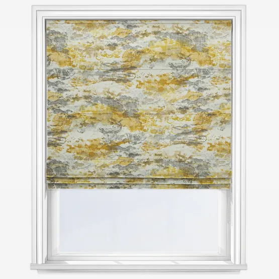 Kumo Ochre Roman Blind
