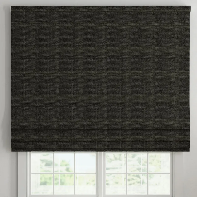 Ante Decor Eden Made To Measure Roman Blind Black