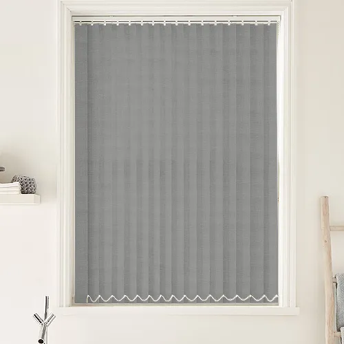Metz Ash (Moisture Resistant) Bathroom Vertical Blinds