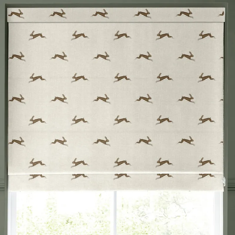 Emily Bond Alice Made To Measure Roman Blind Stone