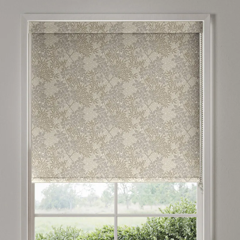 William Morris Foliage Blackout Made To Measure Roller Blind Barley