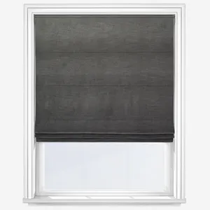 Revela Velvet Pewter Roman Blind