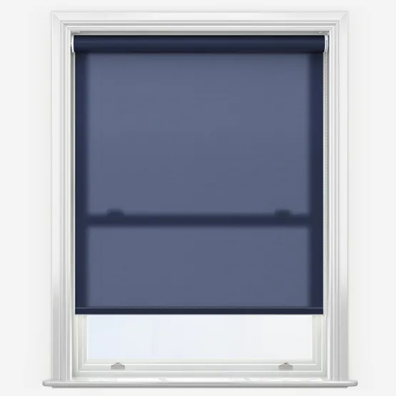 Deluxe Plain Indigo Roller Blind