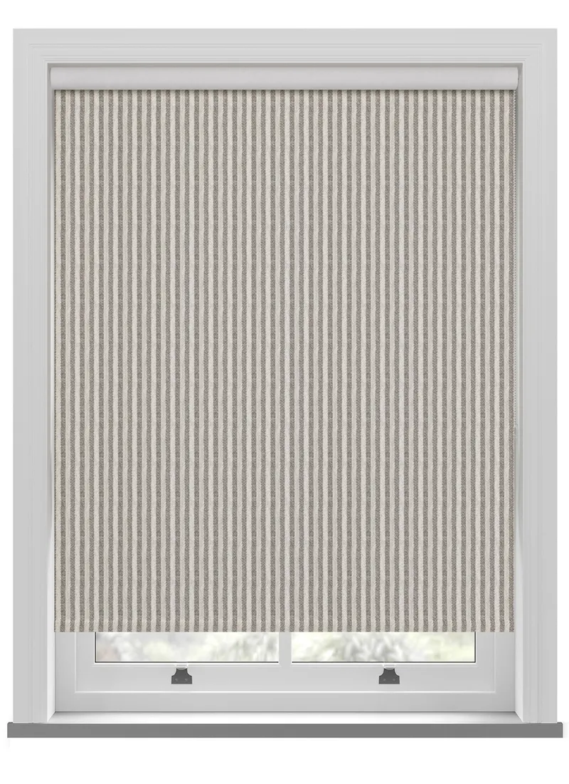 Emily Bond Oscar Stripe Smoke Roller Blind