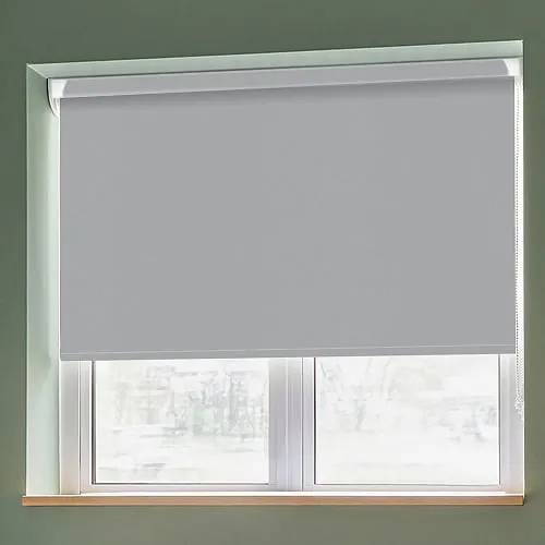 Banlight Duo Fr Grey (Blackout) Grip Fit Roller Blinds