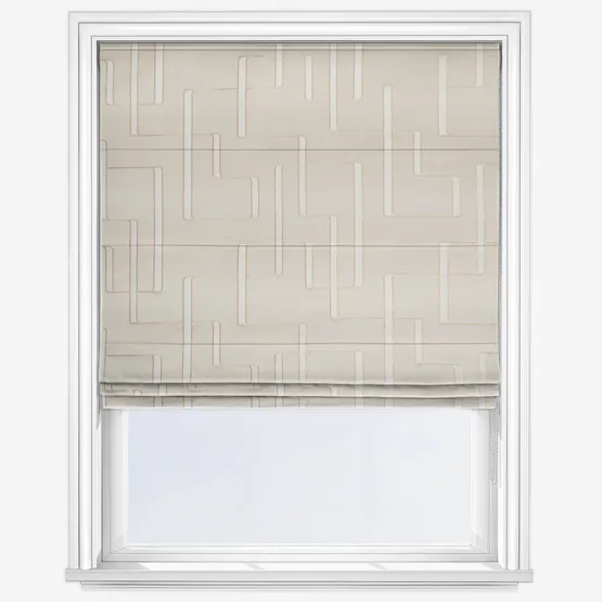 Casamance Lusio Marron Glace Roman Blind