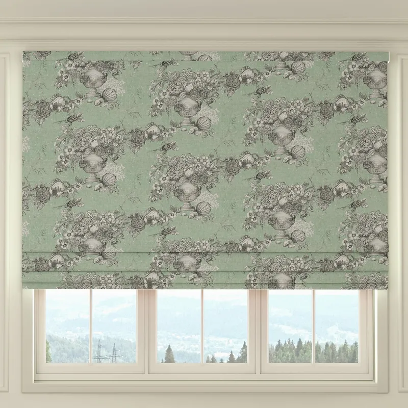 House Llewelyn-bowen Vacannes Made To Measure Roman Blind Mistleaf