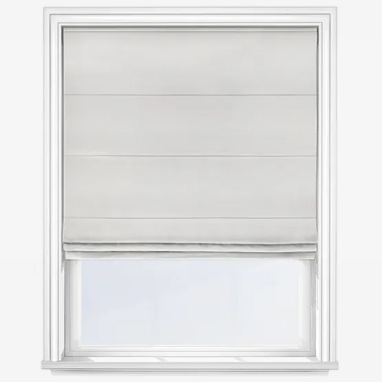 Prism White Roman Blind