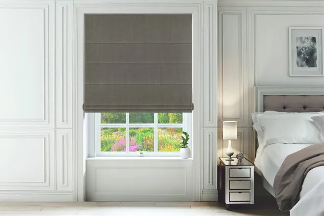 Taormina Natural - Luxury Soft Touch Roman Blind
