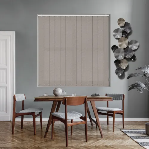 Charlie Steel Grey Vertical Blind