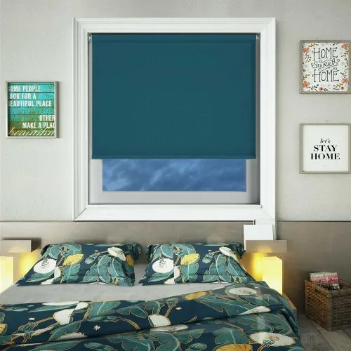 Bedtime Ocean Blue Cordless Roller Blind