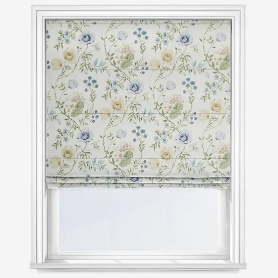 Longmoor Cornflower Roman Blind