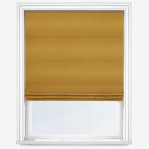 Crushed Silk Ochre Roman Blind