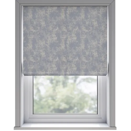 Rumour Aqua Deluxe Roman Blinds
