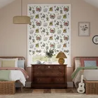 Alice In Wonderland Ivory Roman Blind