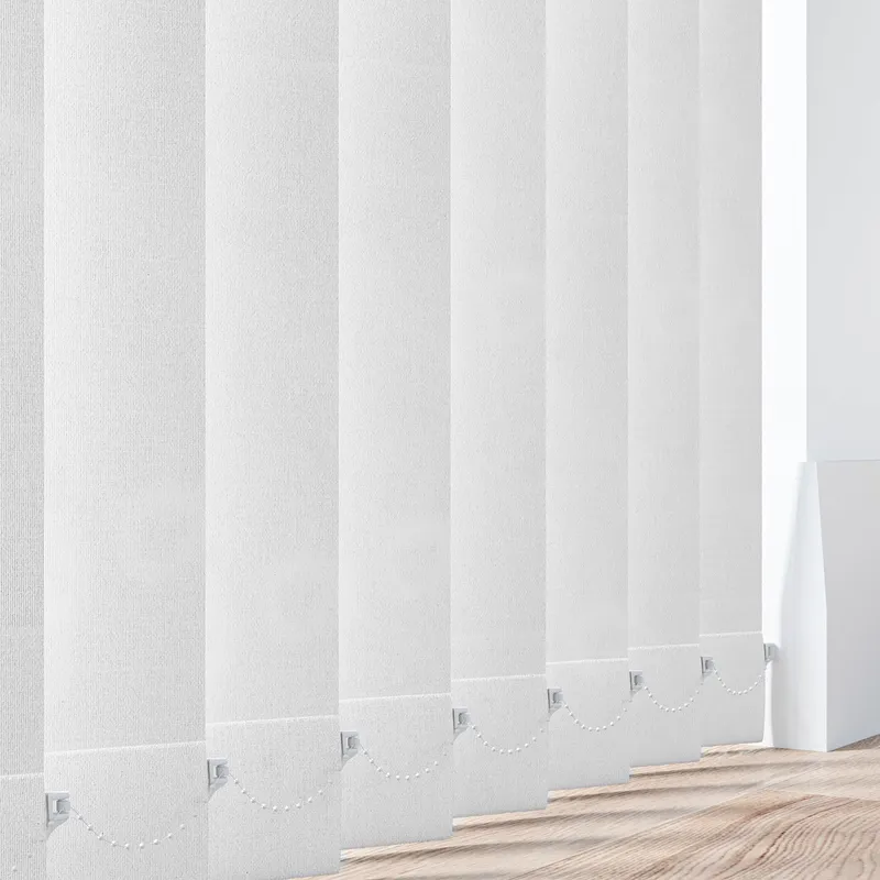 Cairo Blackout White Vertical Blind