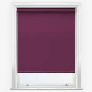 Supreme Blackout Plum Roller Blind
